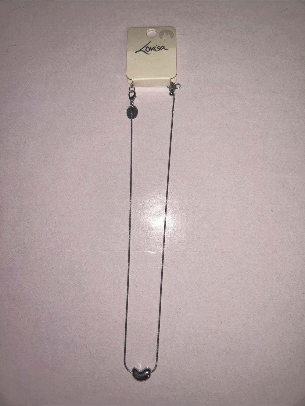 Lovisa Silver Pebble Pendant Necklace